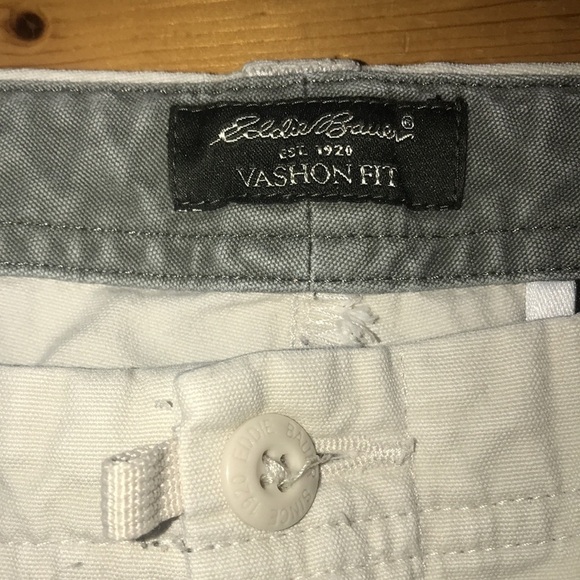 Eddie Bauer Cropped Tan Pants 10 - Picture 3 of 5